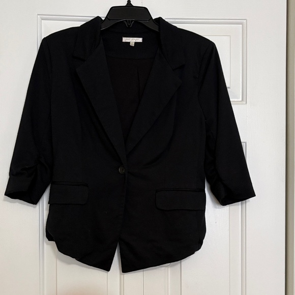 just ginger Jackets & Blazers - Just Ginger Elegant Black Blazer